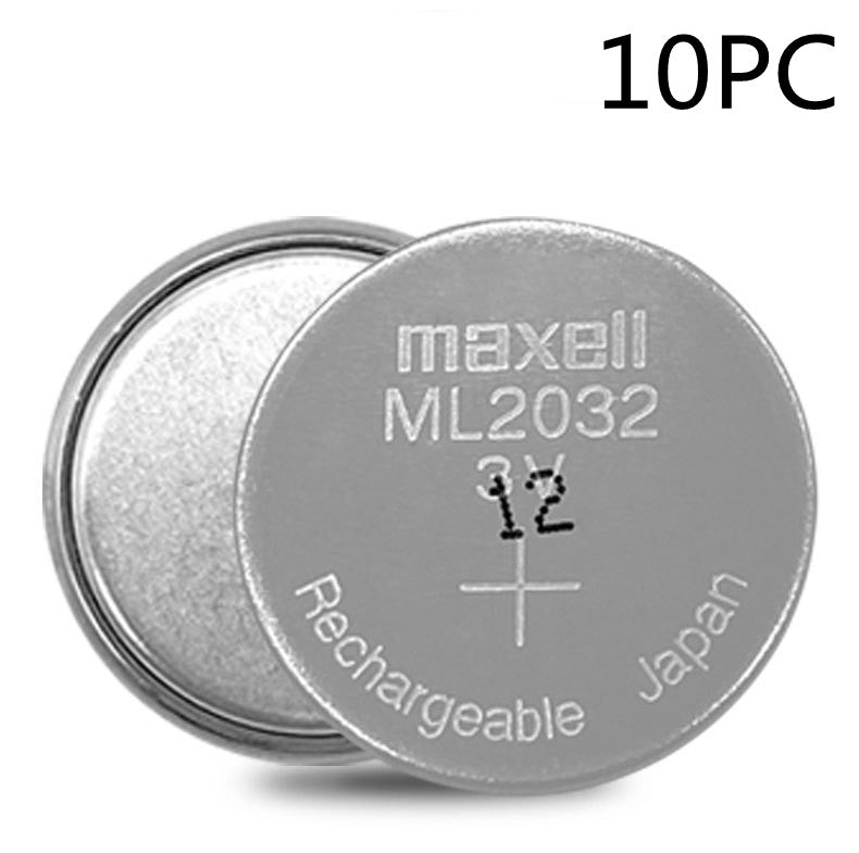 Button Battery ML2032 3V Rechargeable Battery