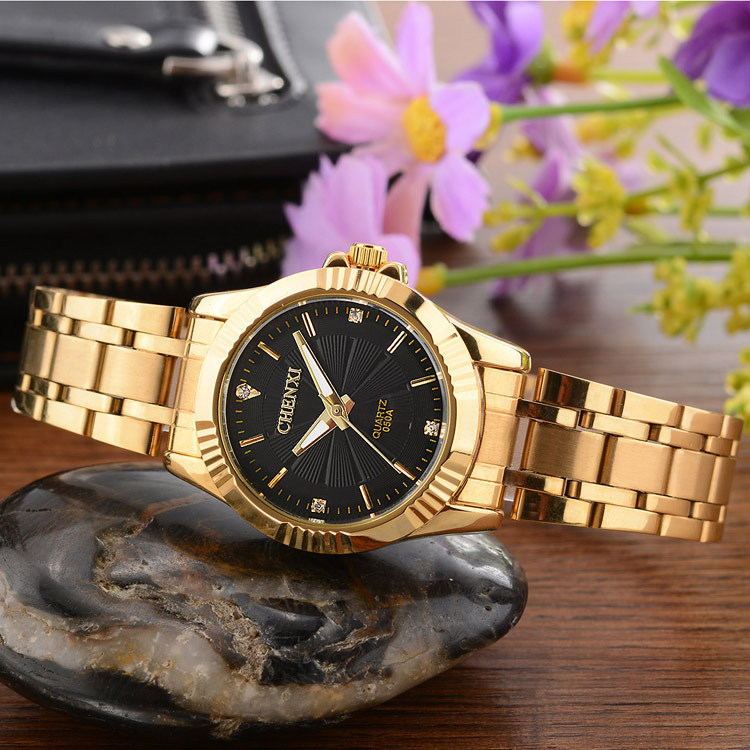 Luxury Gold Stainless Steel Dress Watch