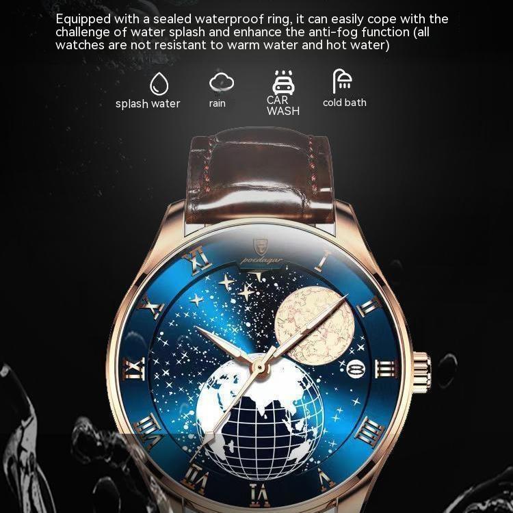 Waterproof Luminous Men's Calendar Quartz Watch