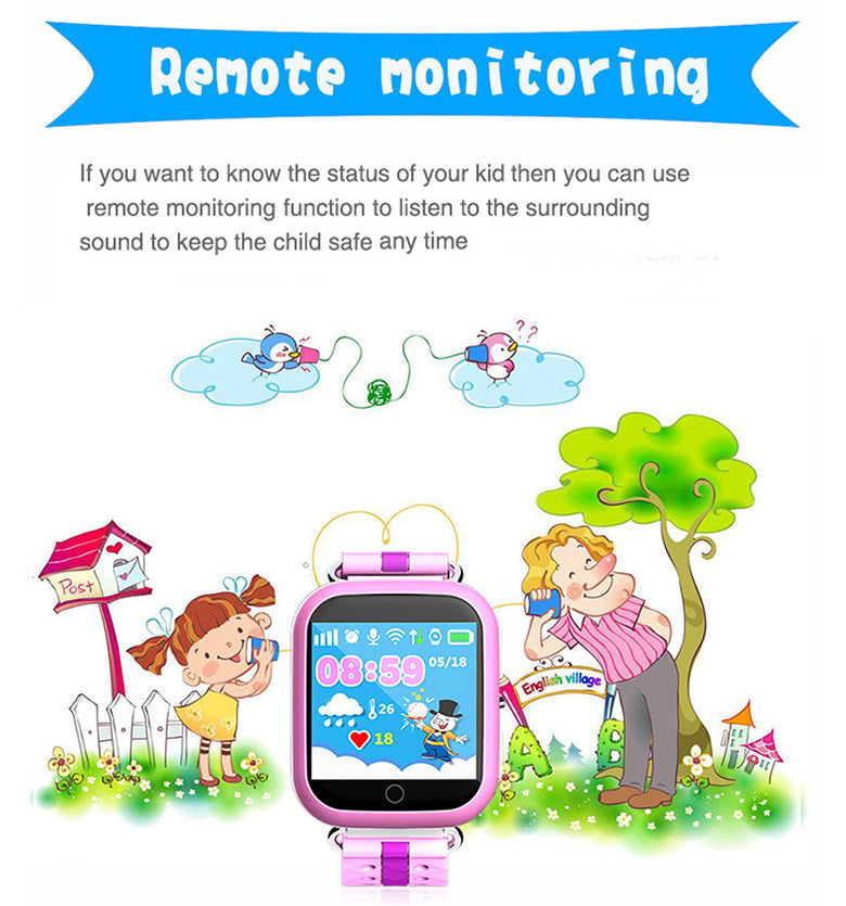 Hold Mi GPS Smart Watch Q750 Q100 Baby GPS Smart Watch With Touch Screen SOS Call Location Device Tracker for Kid Safe PK Q80