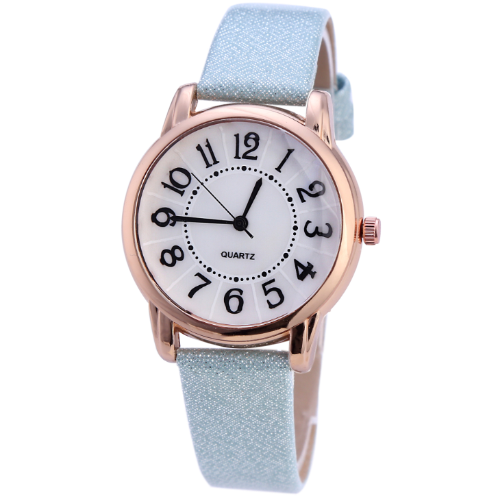 Drop Shipping Women Simple Dial Wristwatches Casual Fashion Luxury Leather Strap Quartz Watches Clock Relogio Feminino