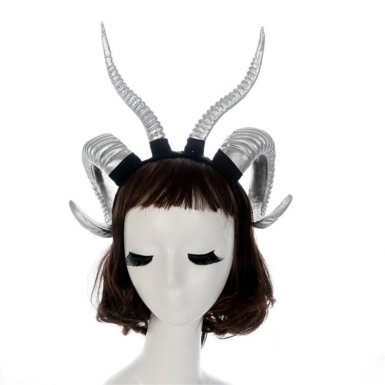 Simulation sheep horn horn headdress