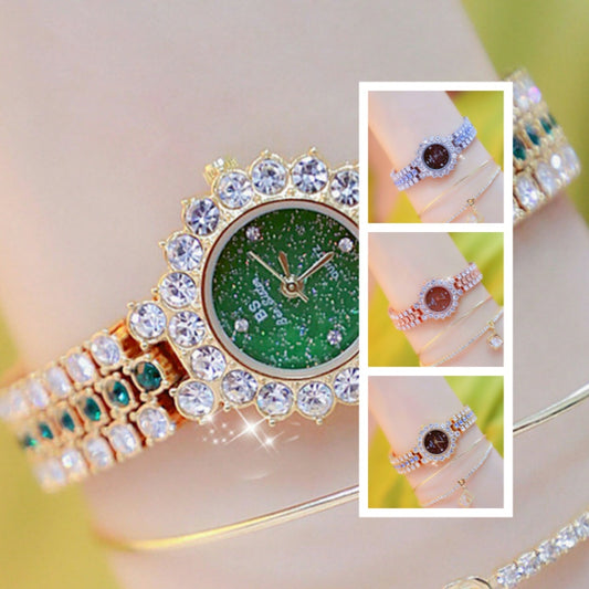 Luxurious Stainless Steel Quartz Bracelet Watch