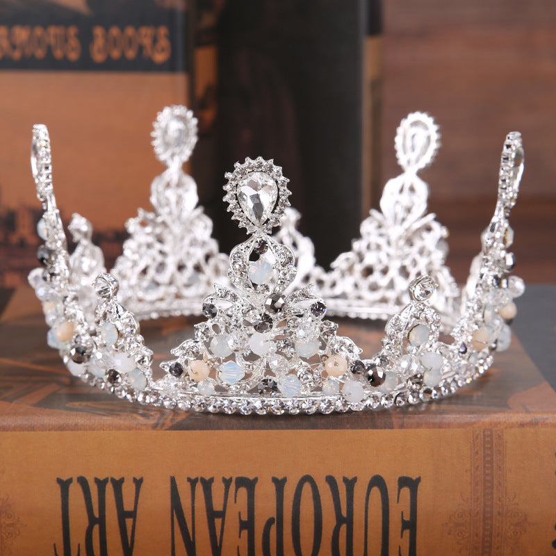 Vintage Rhinestone Bridal Crown Headband