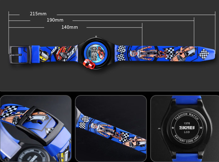 Rotating runway toy anime watch