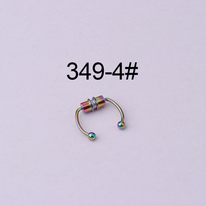 Stainless Steel Magnetic Nose Ring Without Perforated Nose