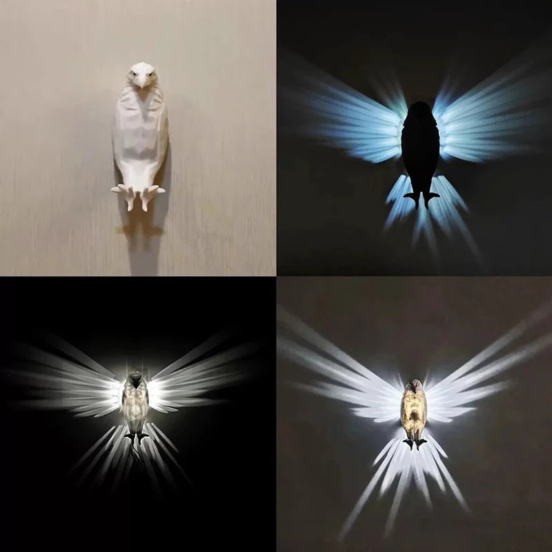 Modern Creative Eagle Projector Wall Lamp