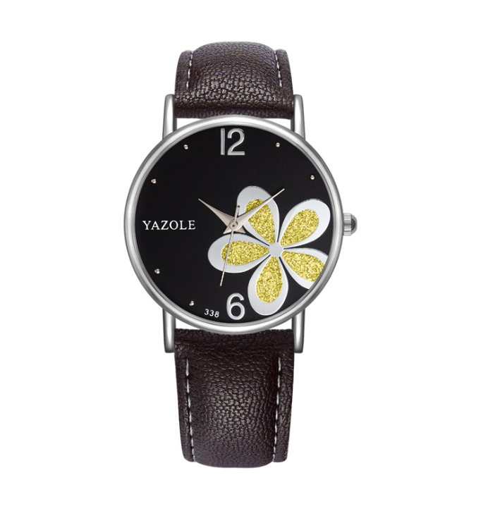 Korean fashion fashion watch commuter OL wind female watch four-leaf clover quartz watch female models