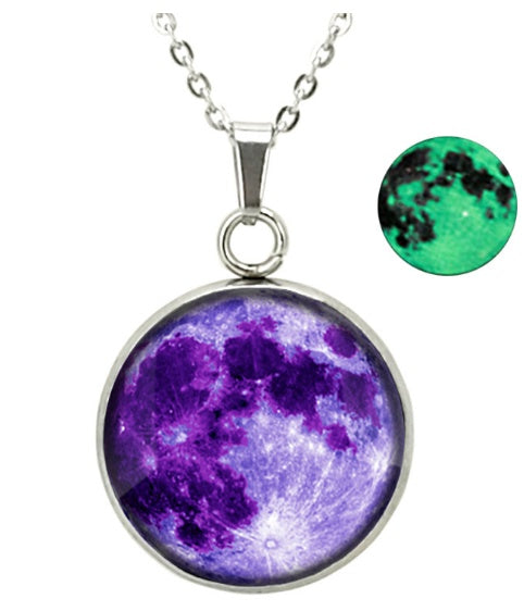 Glow Moon Necklace For Women Jewelry