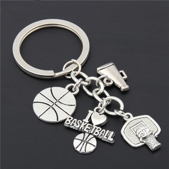 Cheerleader Athlete Fitness Sport Keychain