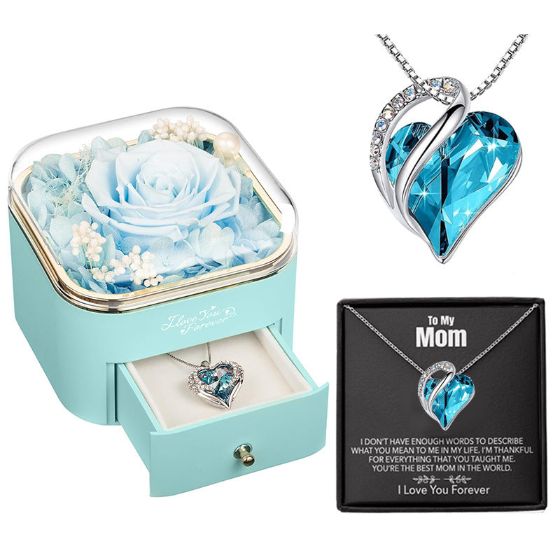 Preserved Rose Drawer Jewelry Gift Box