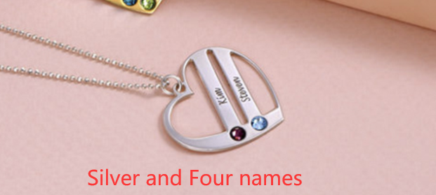 DIY Custom Engraved Name S925 Silver Diamond Necklace