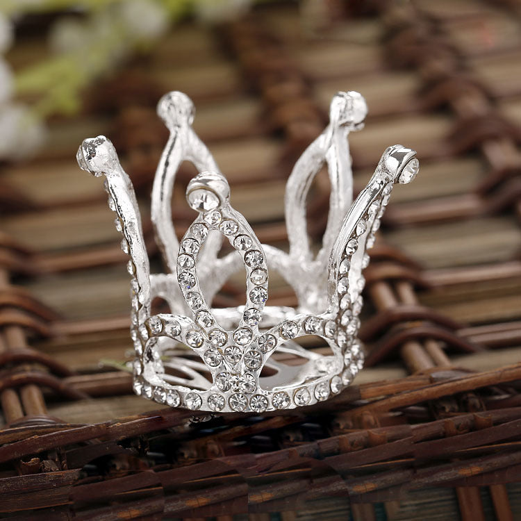 Childrens Festival Show Hair Comb Crown Rhinestone Accessories