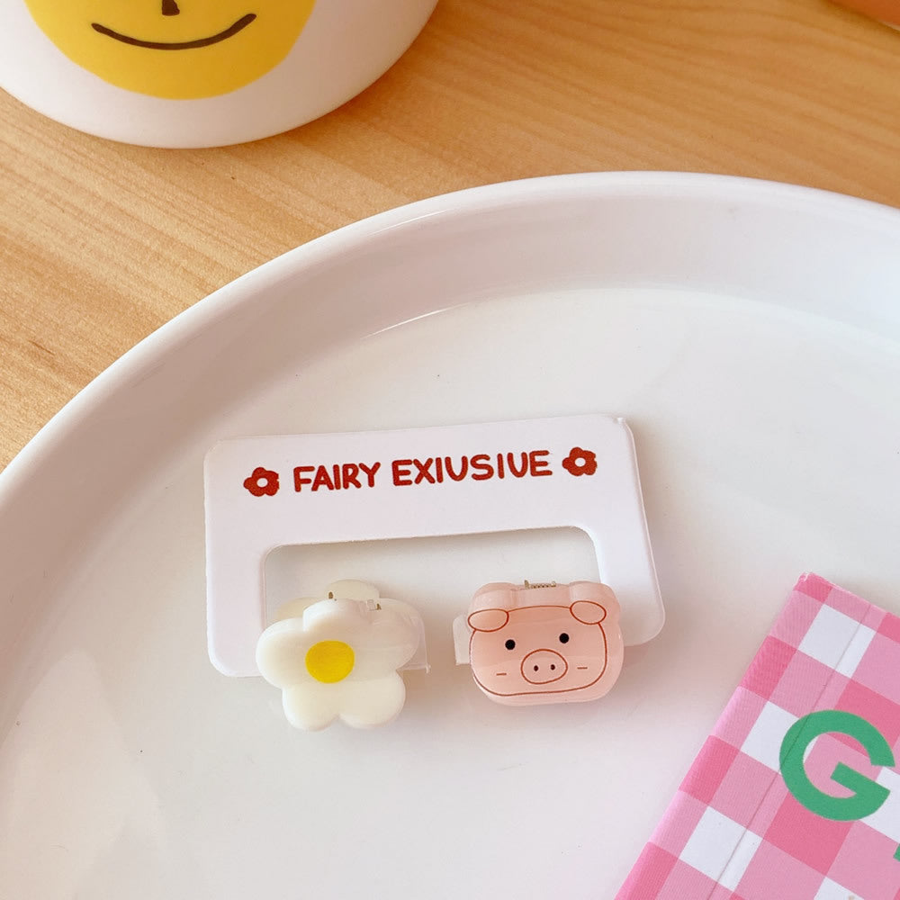 Cute Cartoon Mini Hair Clips for Girls