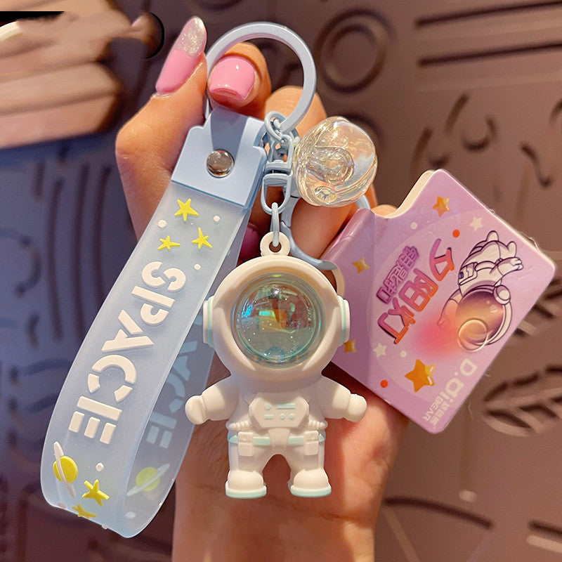 Cartoon Astronaut Sunset Sunset Lamp Luminous Keychain