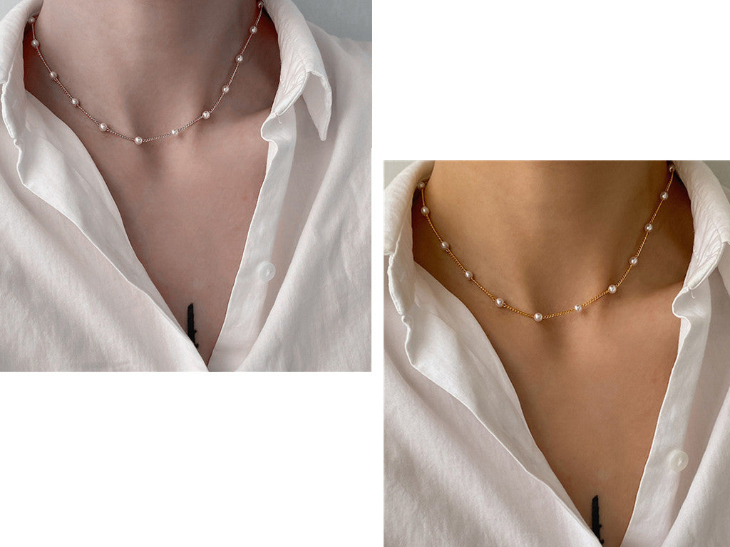 Girl Simple Necklace Necklace Clavicle Chain