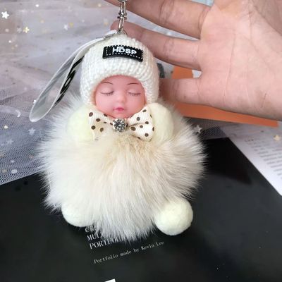 Jewelry Pendant Plush Accessories Car Keychain