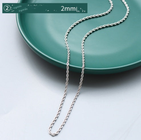 Cross Chain Gypsophila Snake Bone Chain Twist Chain Box Chain