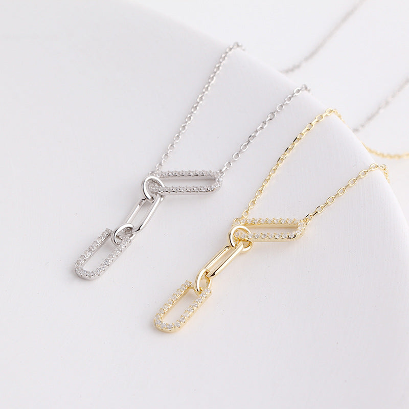 Simple Fashion Geometric Clavicle Chain