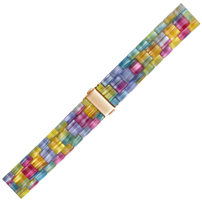 Suitable Resin Strap 20 22mm Glacier Rainbow