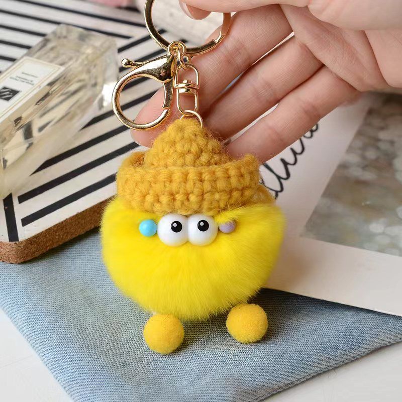 Briquette Cute Plush Bag Pendant Key Ring