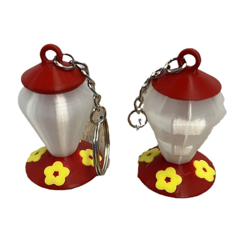 Creative Mini Hummingbird Feeder Keychain