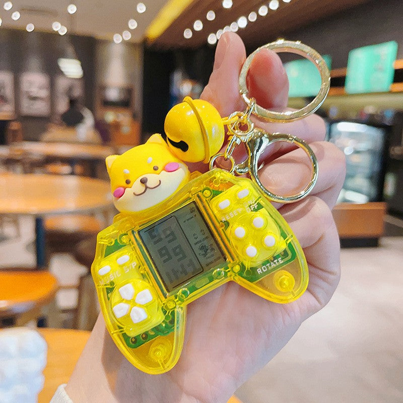 Cartoon Mini Handle Game Console Keychain