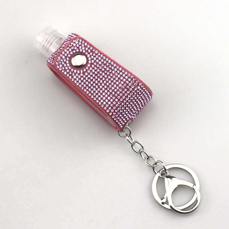 Leather Diamond Keychain Creative Original Design