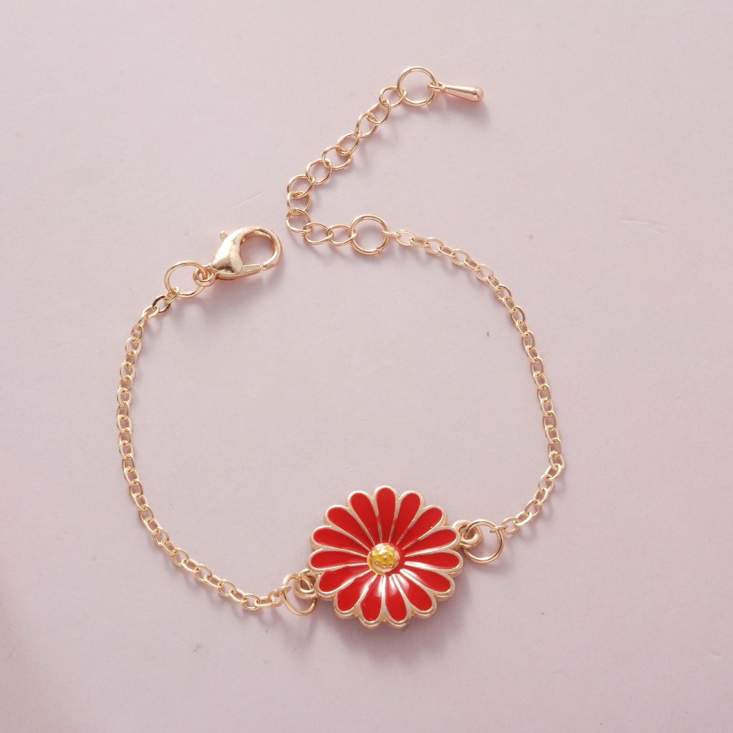 Women's Fashion Simple Alloy Daisy Bracelet