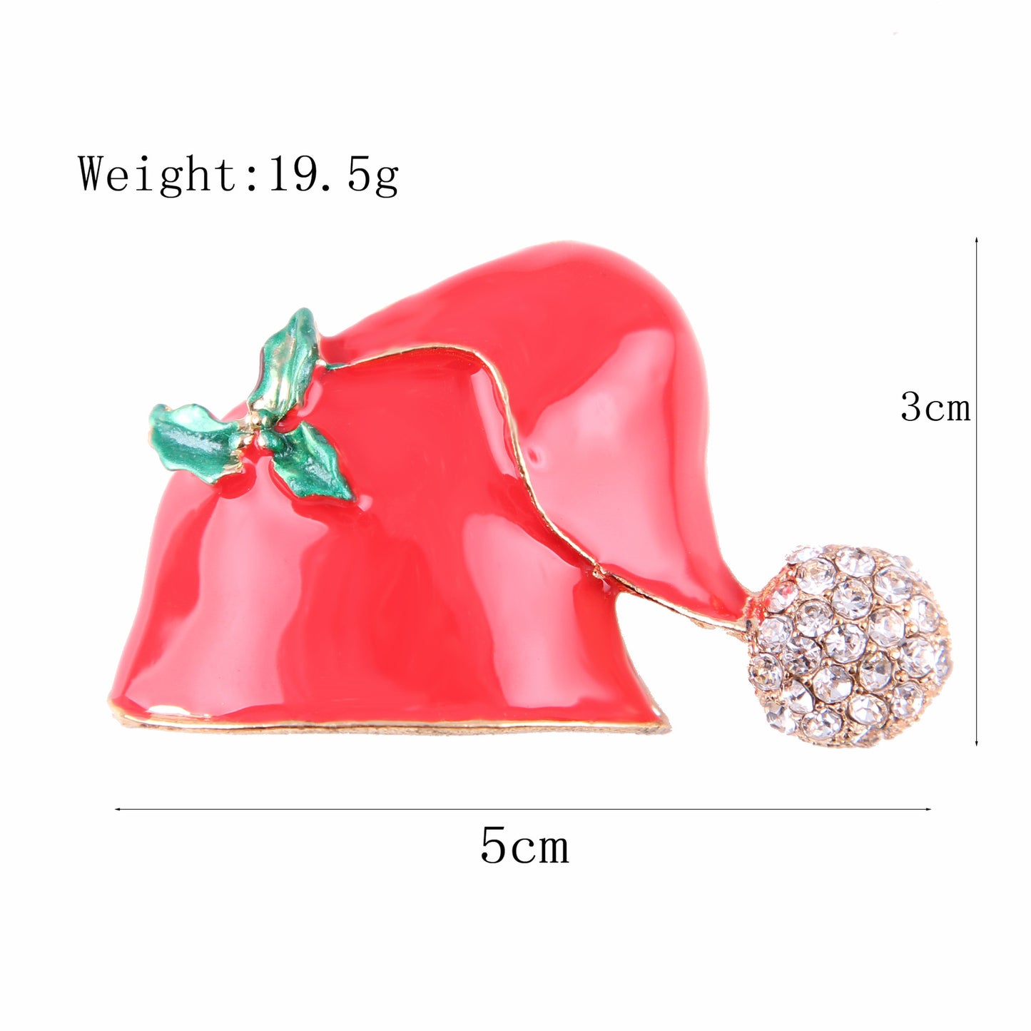 Women's Fashion Simple Geometric Christmas Brooch