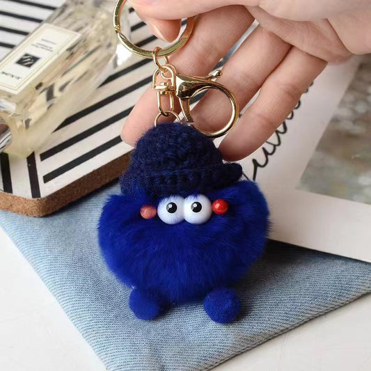 Briquette Cute Plush Bag Pendant Key Ring