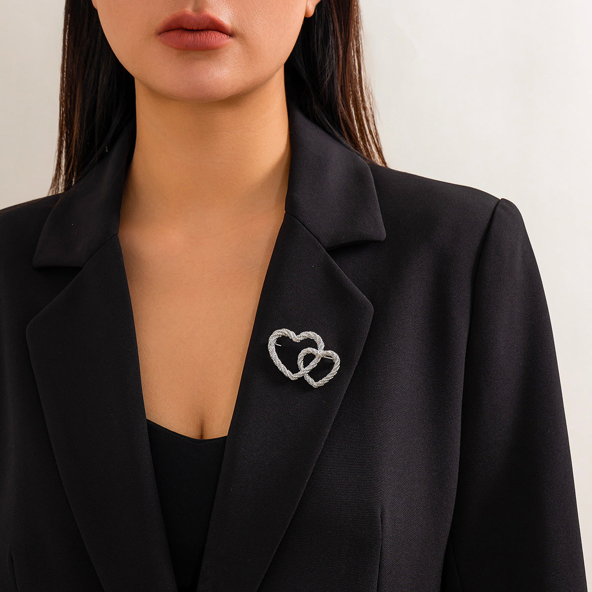 Liquid Lava Brooch Women's Coat Bow