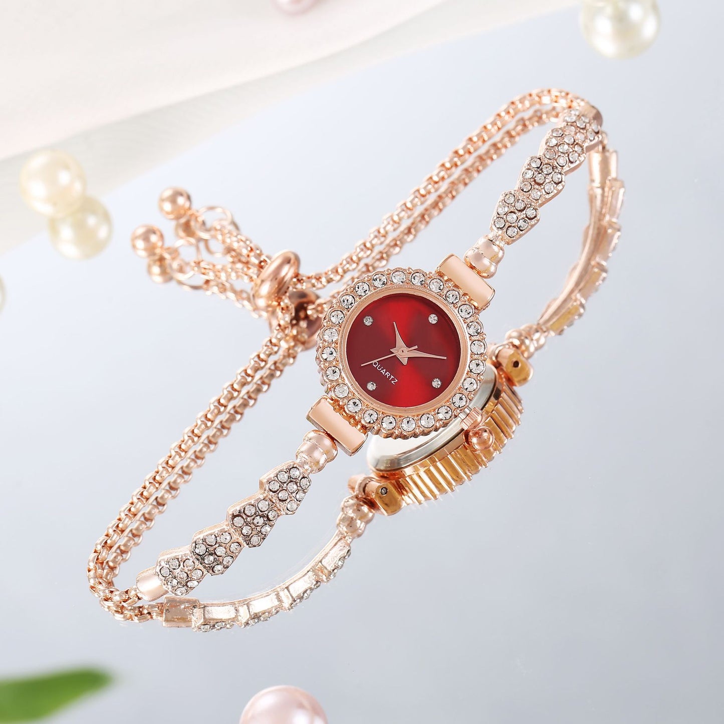 Adjustable Bracelet Watch Women's Quartz Watch