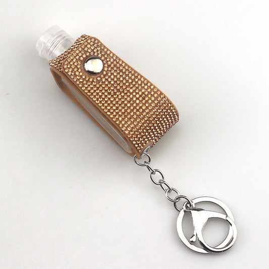 Leather Diamond Keychain Creative Original Design