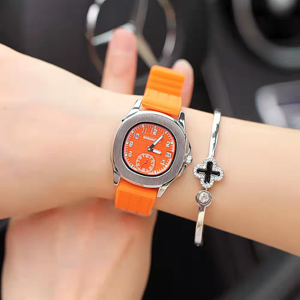 Couple Fashion Exquisite And Versatile Digital Quartz Watch