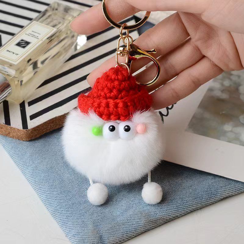 Briquette Cute Plush Bag Pendant Key Ring