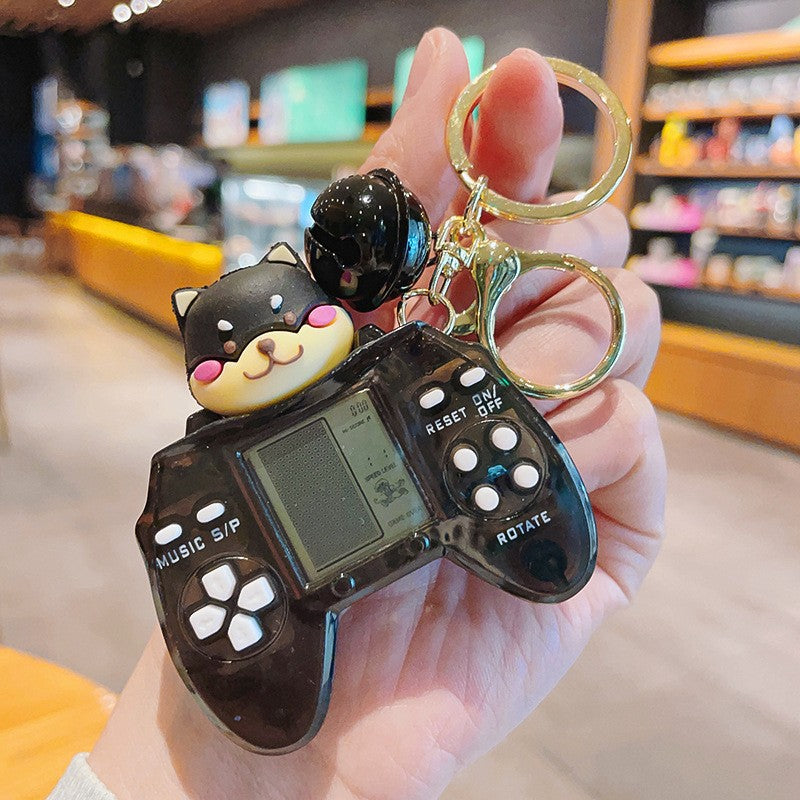 Cartoon Mini Handle Game Console Keychain