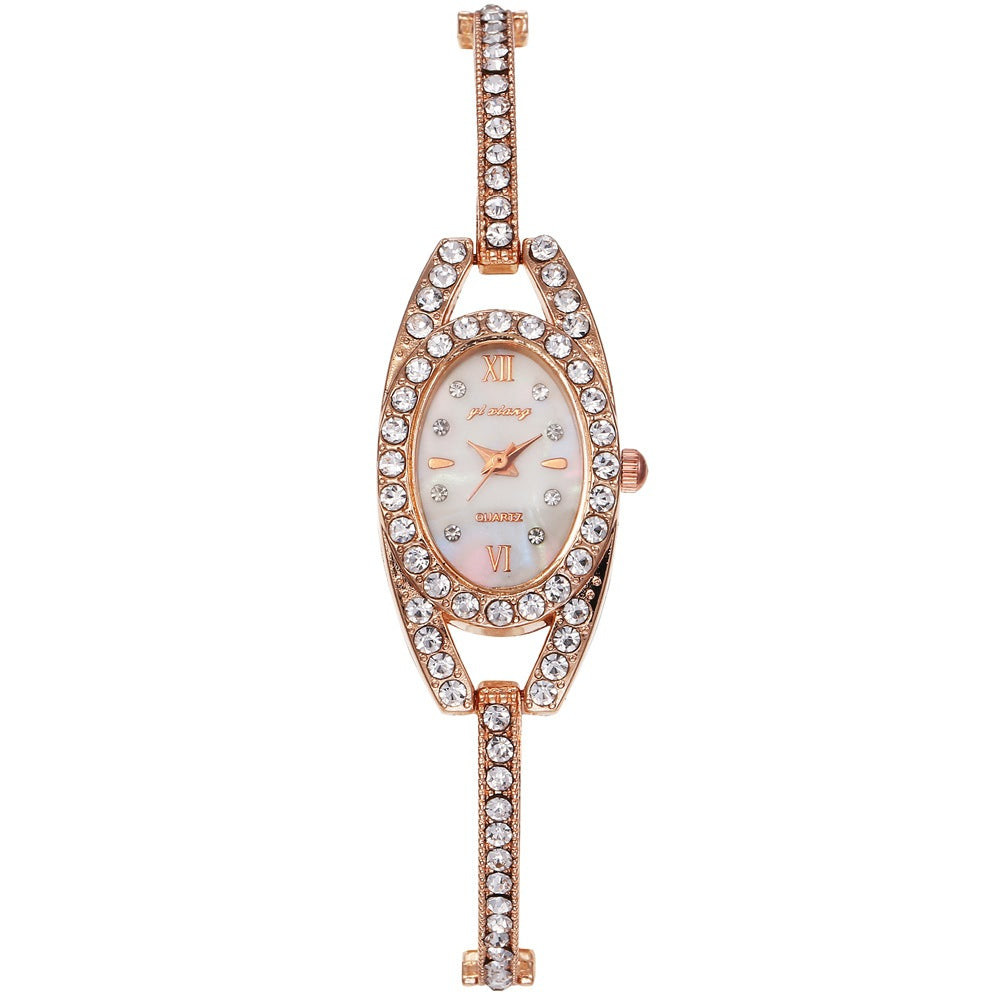 Female Student Oval Diamond Watch