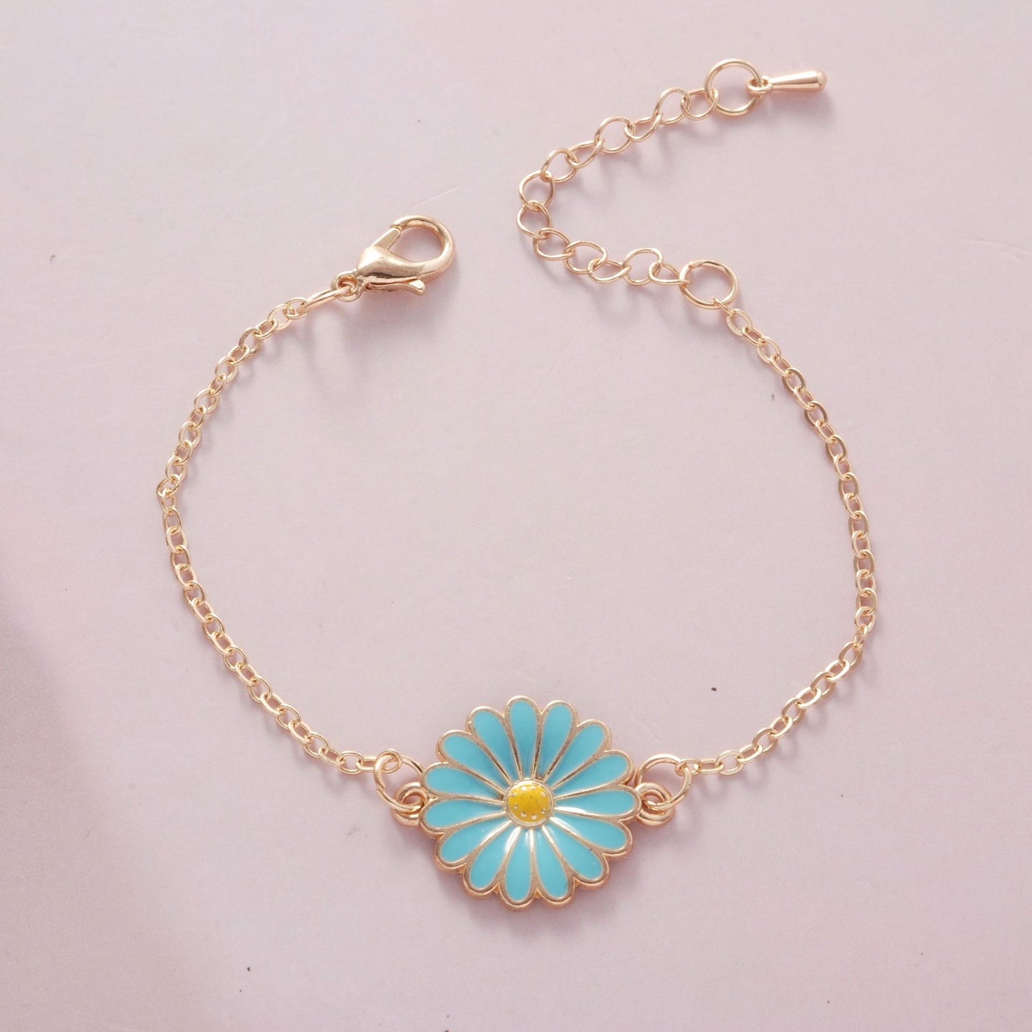 Women's Fashion Simple Alloy Daisy Bracelet