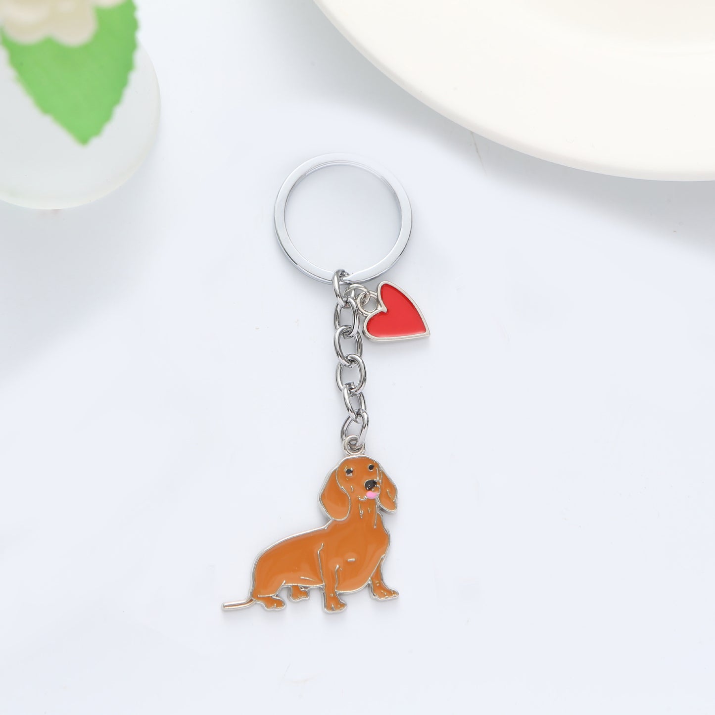 Creative Zinc Alloy Key Ring Ornament Love