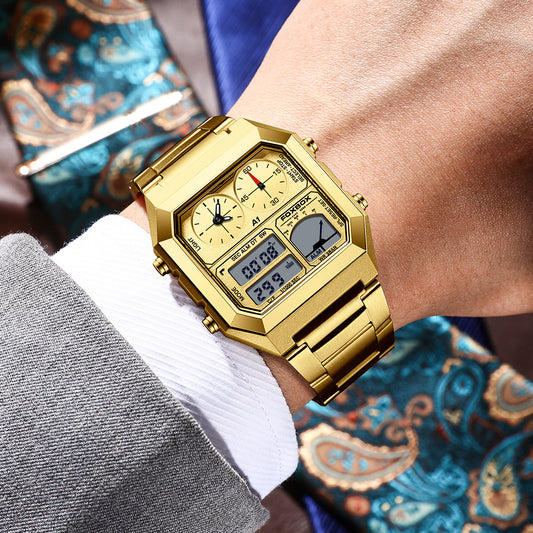Dual Display Multifunctional Waterproof Sports Watch