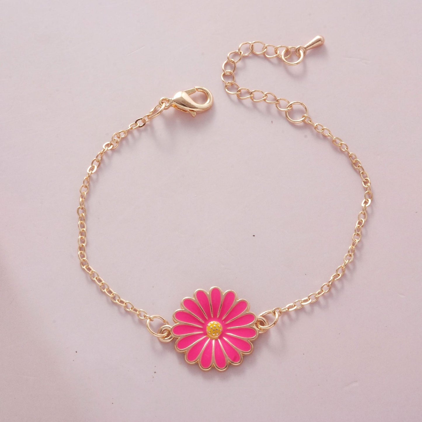 Women's Fashion Simple Alloy Daisy Bracelet