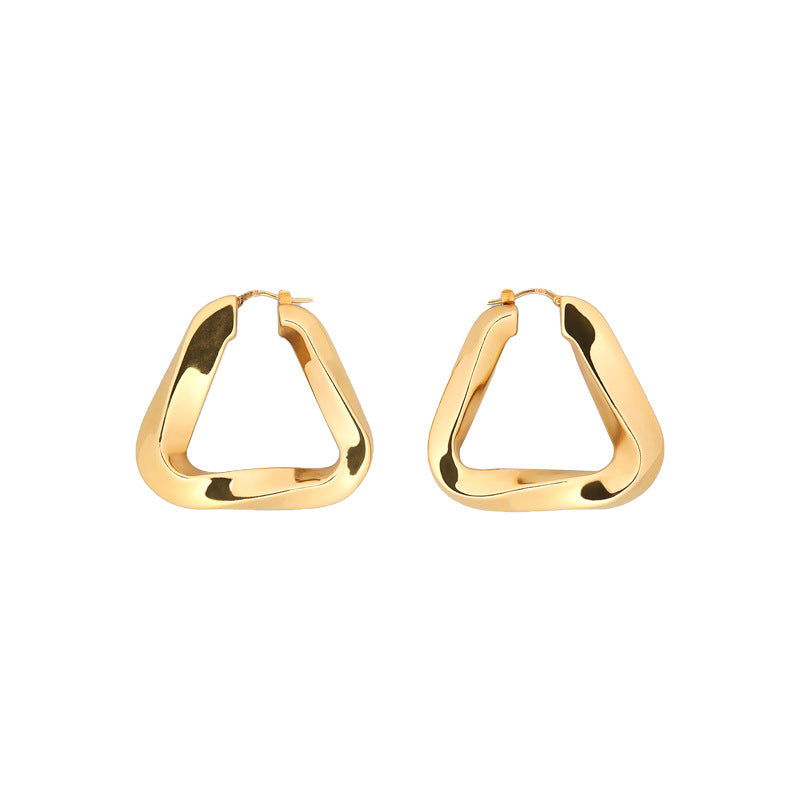 Irregular Eardrop Earring Female Ins Style Personality Simple