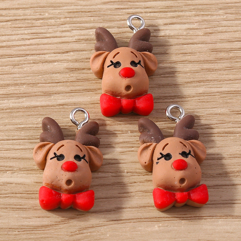 Cartoon Christmas Series Cute Jewelry Pendant