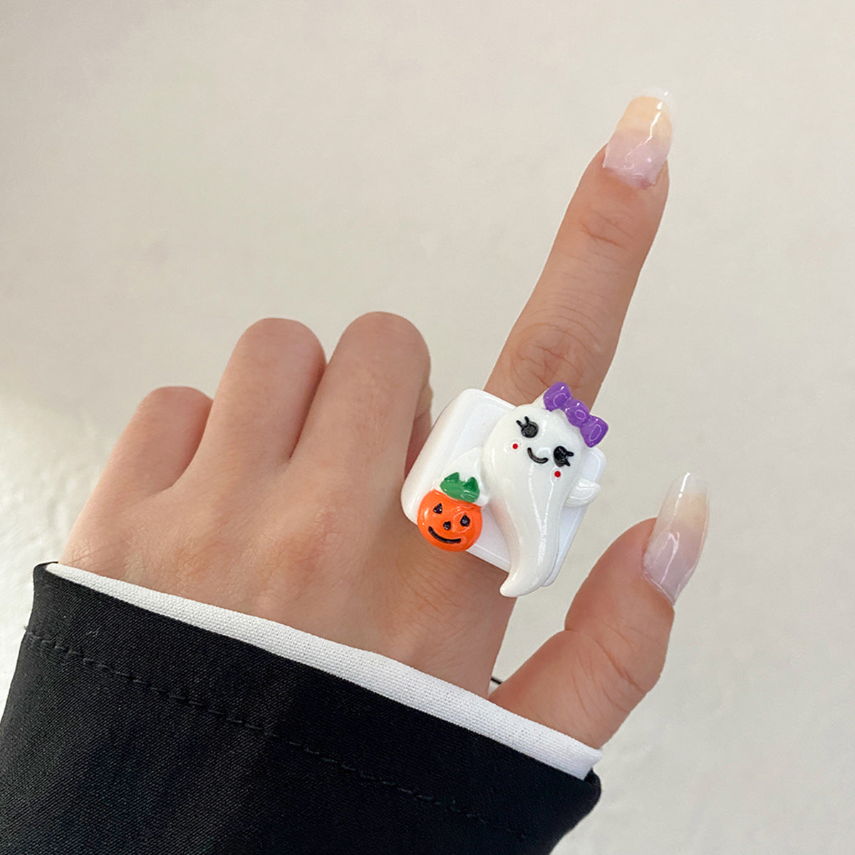 Halloween Knuckle Ring Pumpkin Bat Ghost Festival