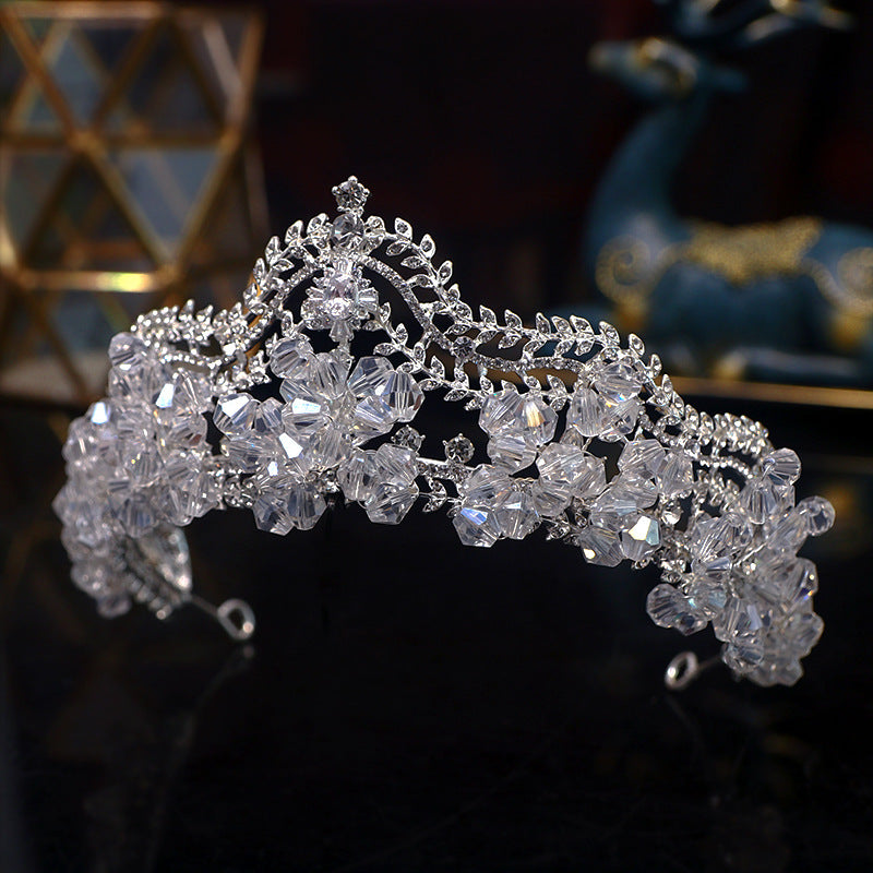 Bridal Crown Baroque Crystal High-end Luxury Headband