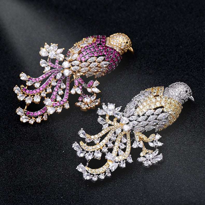 Crystal Corsage Personality And All-match Temperament Scarf Buckle Accessories