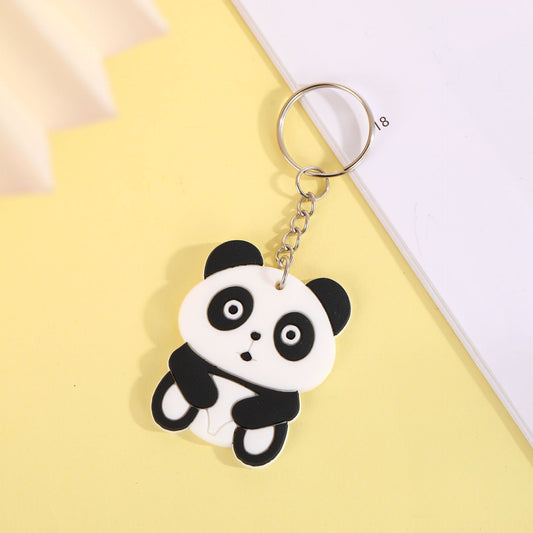 New PVC Soft Rubber Small Gift Cartoon Animal Keychain