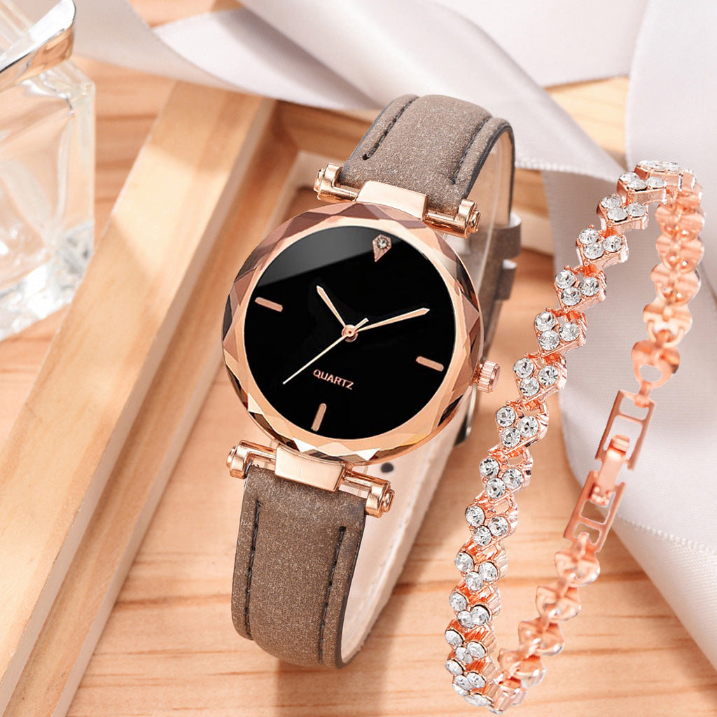 Minimalist Quartz Watch & Bracelet Duo