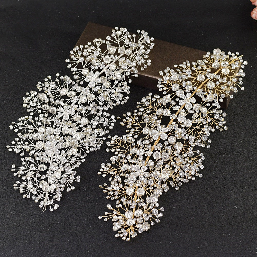 European And American Wedding Rhinestone Handmade Hair Accessories Wedding Dress